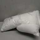 MIULEE Throw Pillows Inserts, Pack of 2 12x20 Inch 100% Virgin Fiber Filling Bed Couch Pillows
