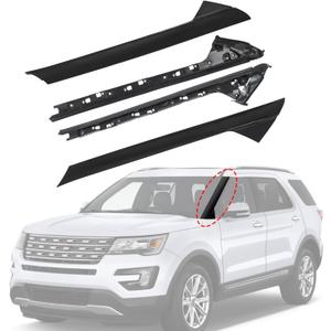A-Pillar Molding Trim Kit Outer and Inner Trim Set Replacement for 2011-2019 Ford Explorer 4 Door Utility (Left & Right) Replaces 926-451 926-450
