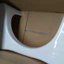 Squatty Potty Simple Curve Bathroom Toilet Stool 7" White