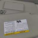 Pair of Left and Right Sun Visor with Holders for Nissan Sentra 2013 2014 2015 2016 2017 2018 2019, Windshield Sunshade Replacement Without Light Sunroof