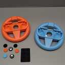 Steering Wheel for Nintendo Switch 2 JoyCon, Switch 2 Accessories Compatible with Switch 2 JoyCon Controllers, Switch 2 Steering Wheel, Racing Wheels for Mario Kart 8, 2 Pack