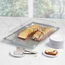Winco Dome Cover, Full-size, Hinged Opening, PC, Medium, Compact