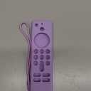 Hi Color Silicone Cover Compatible with 5.6 Inch Fire TV Stick (3rd Gen) Remote Firestick Remote Cover for Firesticksticktv Silicone Protective Case Sleeve(Lavender Purple)