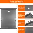 17.9"x14.5" Half Carbon Steel Griddle Insert for Blaze 3/4/5 Burner Grills