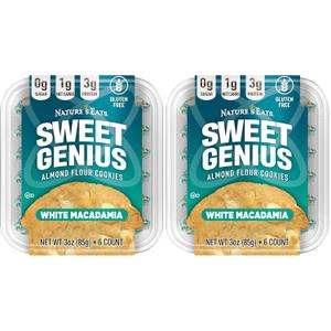 Almond Flour Cookies White Macadamia (Pack of 2)