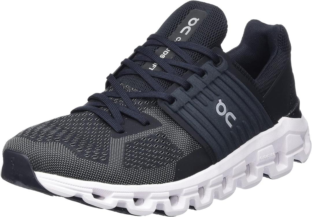 On Men's Cloudswift Sneakers (13, Black/Rock)