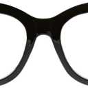 Peepers by PeeperSpecs Oprah's Favorite Center Stage Women's Oversized Blue Light Blocking Reading Glasses (Black)
