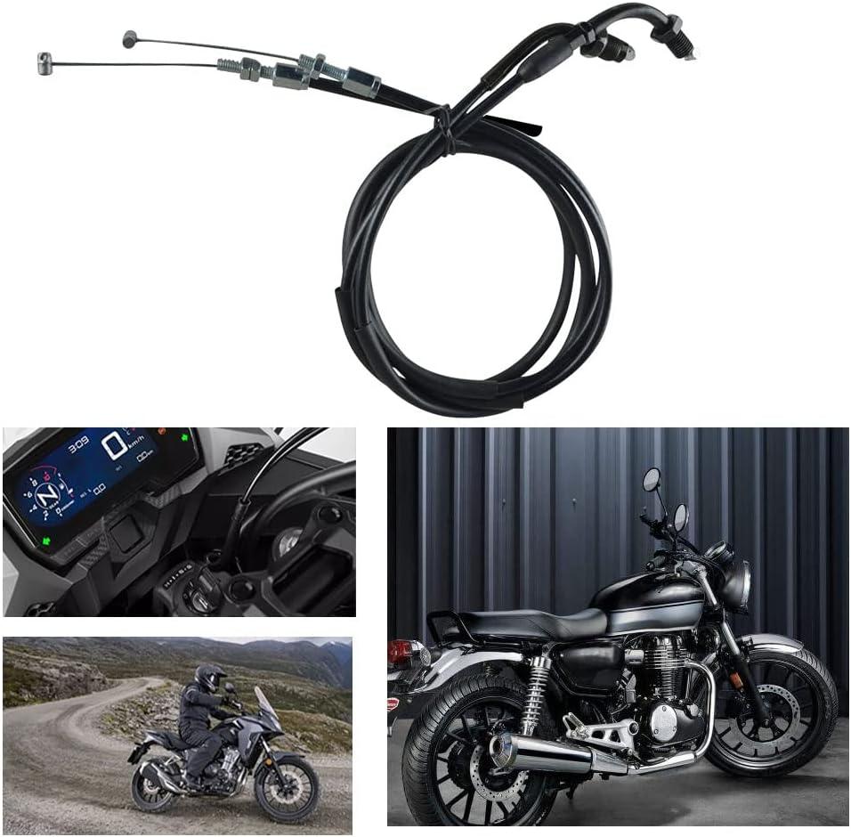 FLYPIG Throttle Cable Push & Pull Set For Honda CB350 CB400 CB500 CB550 FT500 CRF250L Rebel 250 300 450 CMX250C CMX300 CMX450 Shadow Aero Ace Sabre Spirit Vlx 500 600 700 800