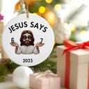 67 Meme Funny Christmas Ornaments 2025, 6 7 Ornament, 67 Ornaments for Christmas Tree, Viral Meme Ornament, Gifts for Teen, Funny Teen Gift, Grandkid Gift, Stocking Stuffers for Teens