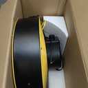 12 Inch High Velocity Floor Fan, Heavy Duty Metal Industrial Fans with 3 Speeds, Portable Fan with Adjustable 360 Head Tilt