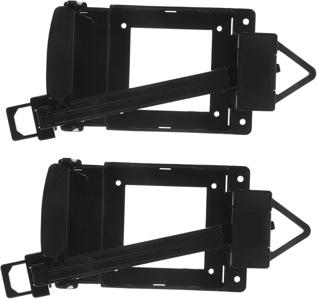 jojofuny Pendulum Clock Movement, 2Pcs Heavy Duty Pendulum Drive Unit Quartz Drive Unit Pendulum Drive Movement Case Plastic Clock Shell