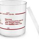 Elitzia Accessories Transparent Glass Steamer Jar Spare Parts of Facial Steamer ETBL1(Height 13cm)