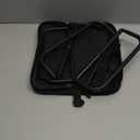 Portable Stool for Mountaineering and Hiking, 2025 New Lightweight Foldable Stool with Carrying Bag, Outdoor Footstool for Picnic Hiking Fishing (Black, Large)