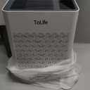 Tolife Air Purifier Large Room, Air Purifiers for Home Pets Hair with Washable Filter, Air Cleaner for Bedroom up to 1095 Ft Dust Smoke Odor, Sleep Mode, Timer, White