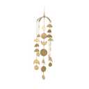 Crane Baby Brass-Finished Lunar Ceiling Hanging for Nursery, Lunar Nursery Decor for Boys and Girls, Ceiling Hanging for Kids Room, 6 X 6 X 36