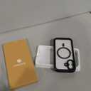 Miracase for iPhone 17 Case 6.3'', Full-Body Bumper Military Drop Protection Outdoor Phone case with Built-in Glass Screen &Camera Control, Easy Installation, No Gap, Compatible with MagSafe, Black