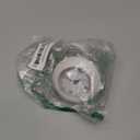 Bits and Pieces Plug in Night Light with Clock - Glow in The Dark, Bathroom Night Light, Battery Backup, Energy Efficient, 3" Analog Clock Face High Visibility - Nightlight for Kids Room