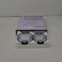 8 Pack Borosilicate Glass Food Storage Containers with Lids, Glass Meal Prep Containers, Airtight Bento Lunch Boxes with Leak Proof Locking, Oven, Freezer and Dishwasher Safe, BPA Free, 5-35oz (Deep Black)