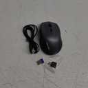 TECKNET Wireless Mouse Jiggler, USB-C Rechargeable Mouse, Silent Mouse Quiet Click, Build-in Mouse Mover, 6400 DPI Ergonomic Mouse, 2.4G Cordless Computer Mice for Mac, Laptop, Desktop, PC (Grey)