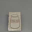 ANSQU Vintage Glass Jar with Lid, 23.7oz Airtight Glass Storage Canister Glass Food Storage Containers for Kitchen Counter, Pantry, Decorative Jar for Coffee, Tea, Sugar, Candy Cute Jar