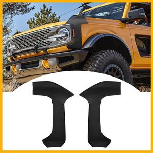 Front Corner Edge Protector Ford Bronco Accessory, 2-PCS Anti Scratch Front Corner Guards Protector, Front Corner Guards Trim Cover Compatible for Ford Bronco 2021 2022 2023 2/4 Doors