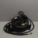 T&S Brass 5HR-232-01 Hose Reel, Open, Powder Coated Steel, 35' x 3/8" ID Hose with Spray Valve