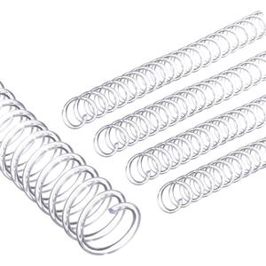 PATIKIL 13mm(1/2") Plastic Spiral Binding Coils, 20 Pcs Binding Spirals 105 Sheet Capacity 4:1 Pitch Binding Spirals for Binding Paper Sheets, Transparent