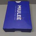 MIULEE Set of 2 Waffle Bathroom Rugs, Boho Bath Rugs Non Slip Washable, Super Absorbent Bath Mats, Ultra Soft Rubber Backed Shower Mats for Bathroom Floor, Tub and Shower, White, 17x24 Inch