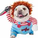 SHIAOMIN Dog Awful Costume Halloween Pet Clothes Cat Cosplay Outfit Funny Dog Costume for Shiba Inu, Dachshund, Bulldog Small to Large Dog Breeds (XLarge), Blue