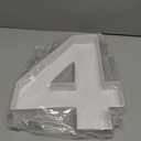 Cardboard Numbers for Birthday Parties and Anniversaries, Fillable Candy Gift Box - Number 4