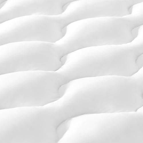 Decroom 4 Inch Memory Foam Mattress Topper Twin Size, Filled with Breathable Memory Foam Pillow Topper, Soft Fluffy Supportive Bed Mattress Pad for Back Pain Relief, 75x39x4 Inch