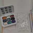 Gradient Painting Gel, 9 Colors Glitter Pearlescent Ombre Gel Nail Polish for Pigment Pat Nails Aura Nails, French Manicure DIY Nail Art Long-lasting No-wipe Palette Cosmic Jewels