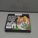 ARTISTRO 42 Acrylic Paint Pens, Art Set Acrylic Markers for Textile, Canvas, Rock, Glass, Wood, Paper, Pumpkin, DIY, Paint Markers for Kids and Adults