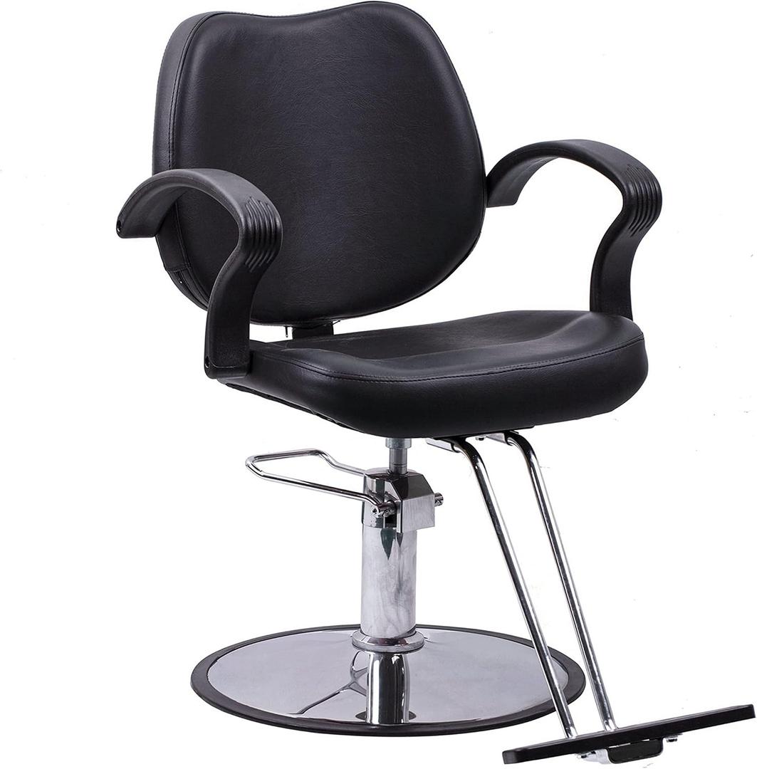 Classic Hydraulic Barber Chair Styling Chair Salon Beauty Spa Equipment, 1 Count