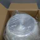 CAROTE 12Inch Nonstick Deep Frying Pan with Lid, 5.5 Qt Jumbo Cooker Saute Pan with Pour Spout, Skillet Induction Cookware, Non Stick Cooking Pan Kitchen Pan PFOA Free, White Granite