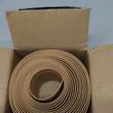 Vinyl Wall Base Baseboard Molding Trim 4" Flexible Self Adhesive Rubber Wall Base Moulding Trim Peel and Stick Design, 4 Inch x 20 Feet, Yellow Wood Grain