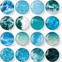 MORCART 16PCS Fridge Magnets, Ocean Magnets Decoration for Refrigerator Locker Whiteboard Decorative Magnetic Board Cabinets Classroom Office Cubicle School Cute