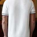Zaitun Men's Lightweight Button-Down Shirt Summer Casual Shirt Relaxed Fit Wrinkle Resistant Top (White, L)