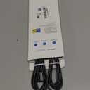 JSAUX USB C to USB C Cable 2-Pack 10FT, 100W Right Angle Fast Charging for iPhone 17/iPhone Air/iPhone 17 Pro Max, Nintendo Switch 2, Steam Deck, ROG Ally, MacBook, iPad, Galaxy S25 S24, iPhone 15/16