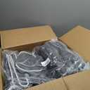 Outdoor Twin Size Patio Swing Bed Mattress and Pillows Cover with Zipper, Fade Resistant 6 Inch Porch Daybed Cushion Waterproof Covers (Dark Gray, 75 * 39 * 6in)