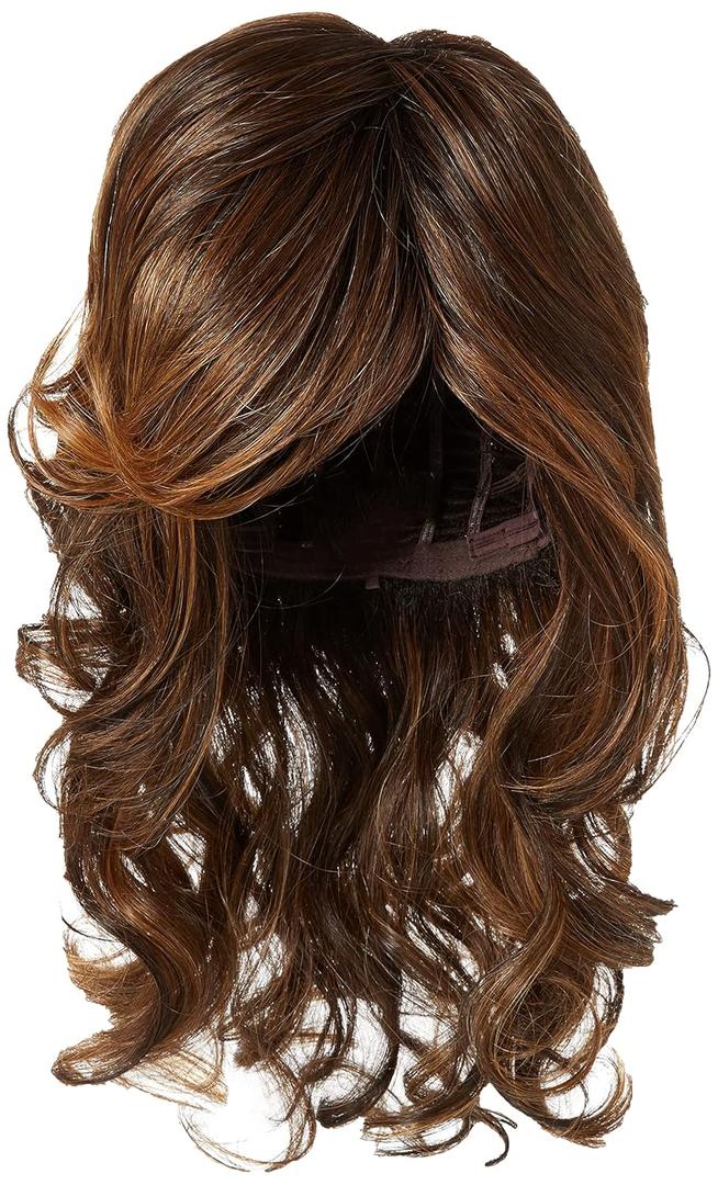 Raquel Welch Always Long Layered Comfort Cap Wig by Hairuwear, Large Cap Size, SS8/29 Shaded Hazelnut