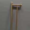 JQK Double Towel Bar Champagne Bronze, 20.5 Inch 304 Stainless Steel Thicken 0.8mm Towel Rack Bathroom, Towel Holder Wall Mount, Useable Length 18 Inch, TB100L18-CB