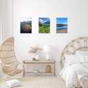 JCJMY 10x13 Picture Frame Set of 3 White for Wall Hanging, Wall Mounting Horizontally or Vertically, 10 x 13 Wall Gallery Poster Photo Frame with Shatter Resistant Plexiglass, 3 Pack, White
