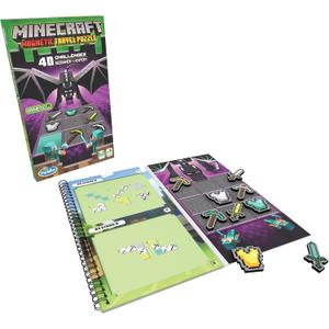 ThinkFun Minecraft Magnetic Travel Puzzle Logic Game & STEM Toy For Kids Ages 8 & Up