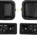 PerGar Automotive Inner Door Handle, Car Outer Door Lock Handle, Exterior Interior Door Handles Set, Front Left Right 55176476AC Replacement for Wrangler YJ 1991‑1996
