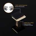 10 Pack Black and Gold Handles for Drawer 2 Tone Cabinet Handles Black Cabinet Pulls Kitchen Drawer Handles Matched Knobs