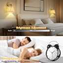 Frideko Rattan Rechargeable Battery Operated Wall Sconces Set of Two with Remote, 3 Colors Dimmable Wireless Wall Light, 5200mAh Indoor Wall Lamp with 4 Timer, Boho Sconces Wall Lighting for Bedroom