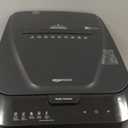 Amazon Basics 150 Sheet Autofeed Micro Cut Paper Credit Card Shredder for Security, Black