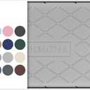 URMONA 16" x 10" Waterproof Silicone Mat in Multiple Sizes & Colors, Under Sink Mat for Kitchen & Bathroom, Pet Food Pad for Dogs & Cats, Kitchen Cabinet Liner, Multi-Purpose for Storage(Light Grey)
