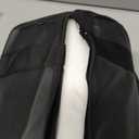 SWANOO Car Foot Rest with Extra Long Straps - Adjusts to Any Carseat or Toodlers Booster Seat - Black Leather Leg Rest for Kids